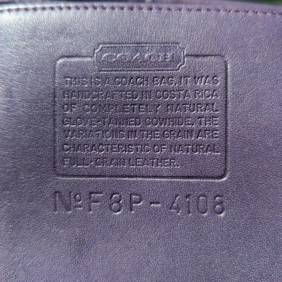 💜Rare Vintage Coach Soho flap crossbody 4108 - Picture 12 of 12